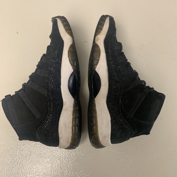 Air Jordan 11 852625-030 Retro Heiress Black Stingray (GS) 2017 US Sz 7.5Y - Picture 4 of 9